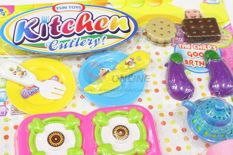 Pretty Cute Plastic Toy Kitchen Cutlery Play Set