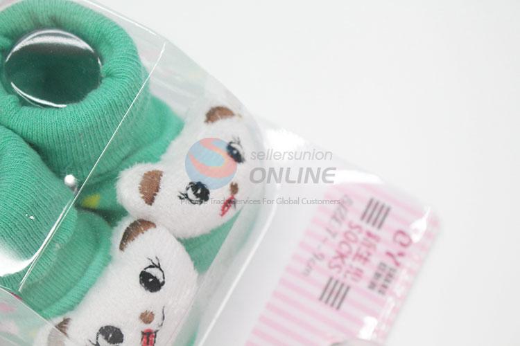 3D Cat Head Cotton Kids Baby Sock