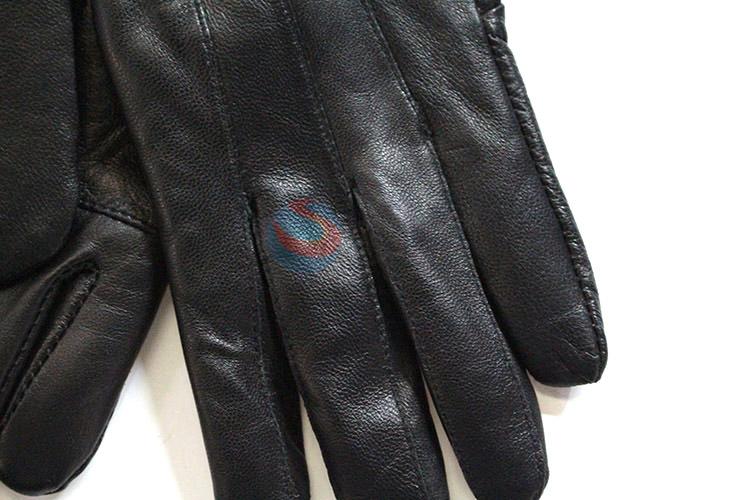 Factory supply cheap men genuine leater warm gloves