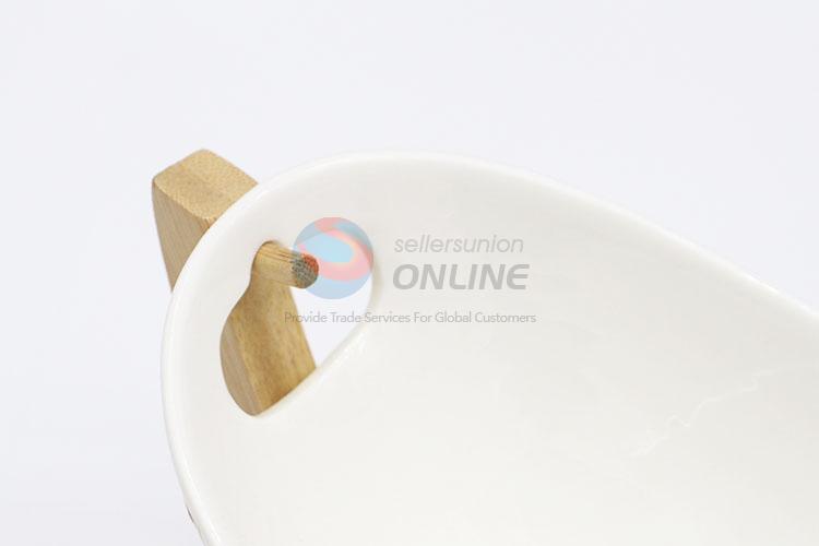 New Fashion Cute Shaped Ceramic Dried Fruit Plate Decoration