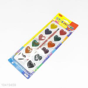 Heart Design Artist Paint Palette Set