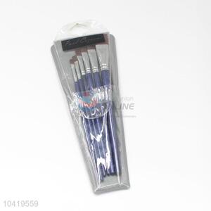 Wood Handle Nylon Art Paintbrush Set