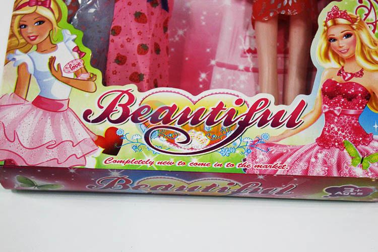 Top quality fashion doll model dress up toy