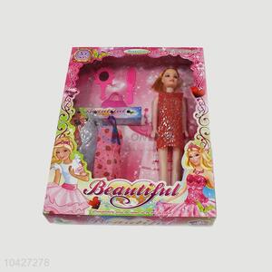 Top quality fashion doll model dress up toy