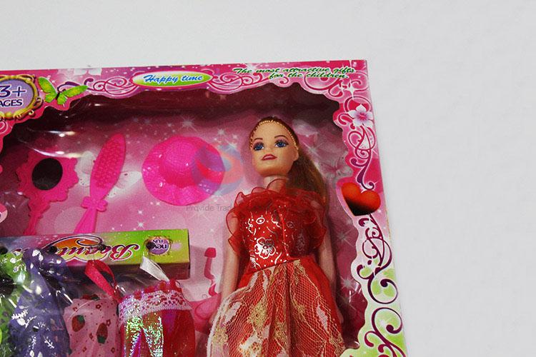 Popular top quality dress up doll toy
