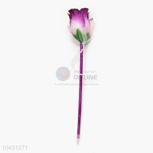 Factory Direct Plastic Ball-point Pen with Flower