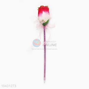 Promotional Gift Plastic Ball-point Pen with Flower