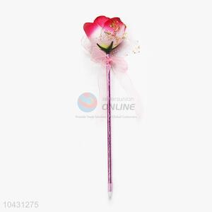Latest Design Plastic Ball-point Pen with Flower