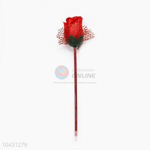 Fashion Style Plastic Ball-point Pen with Flower