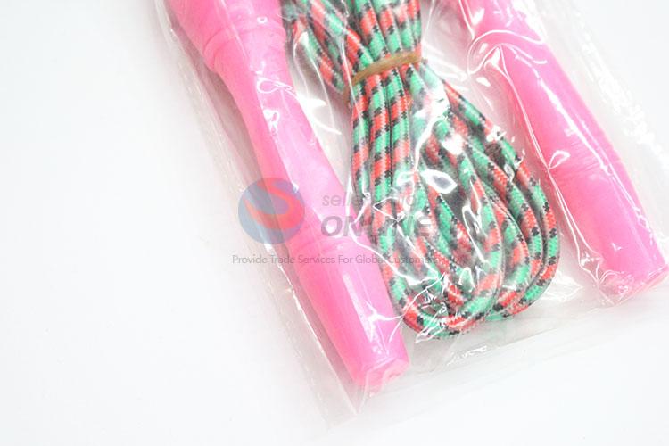 High Quality Adjustable PVC Skipping Jump Rope With Plastic Handle