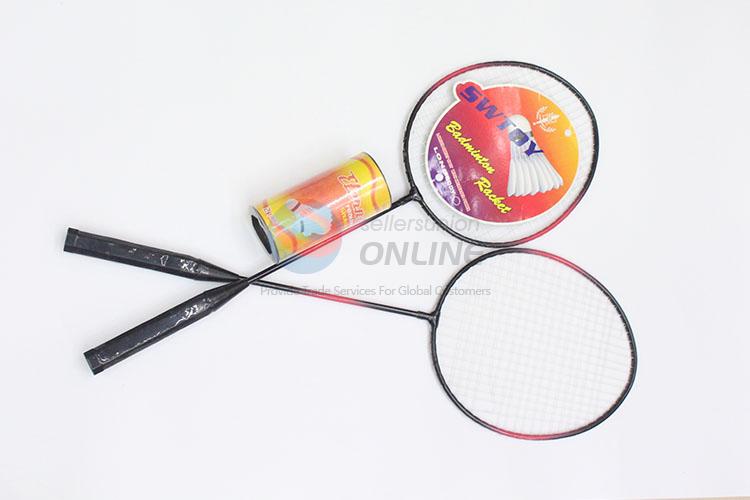 China Cheap Price Steel Badminton Rackets for Set