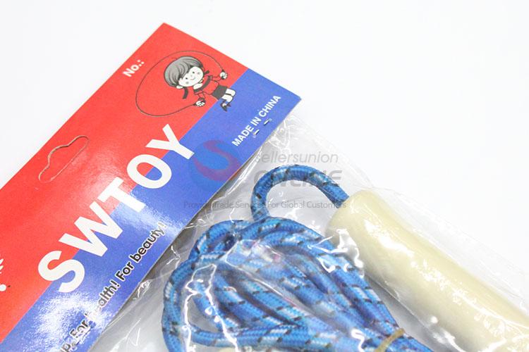 High quality wood handle jumping rope /skipping rope