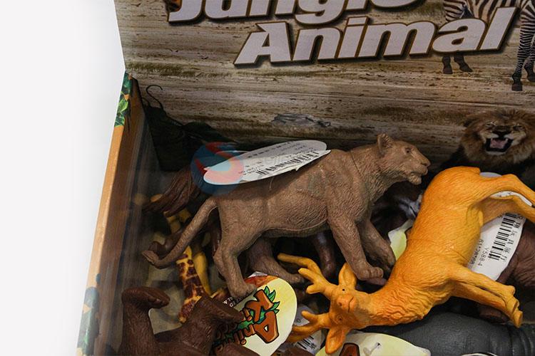 Bottom Price 12 Kinds Mixed Packaing Plastic Toy Wild Animal Model