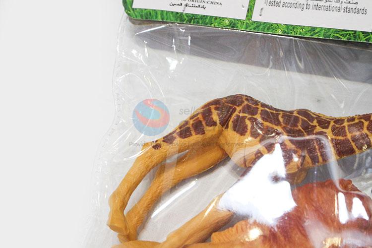 Popular Promotional 4 Kinds Mixed Packaing Plastic Toy Wild Animal Model