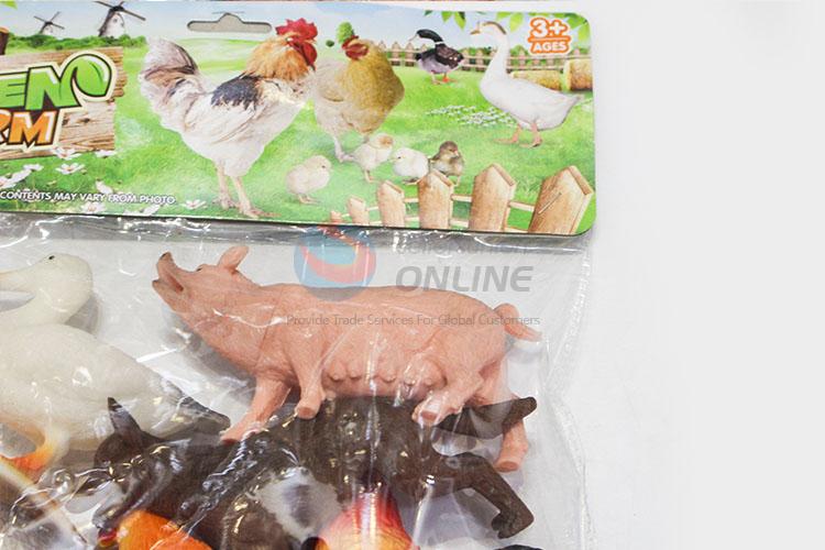 Direct Factory 6 pcs Poultry Toys Plastic Toy for Kids