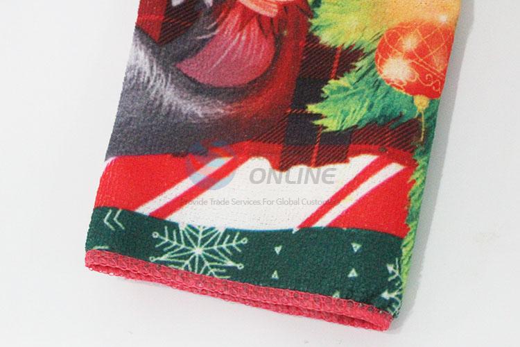 Christmas Style Soft Microfiber Kitchen Towel