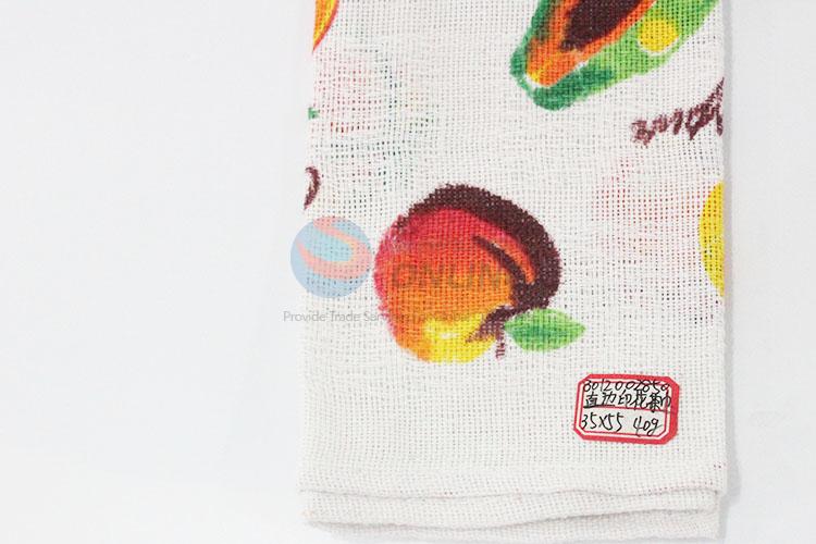 Fruit printed kitchen hanging tea towel