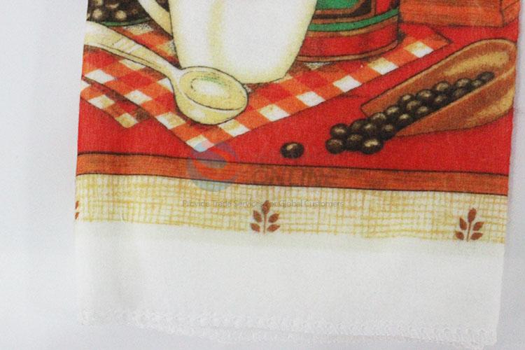 Printed superfine fiber tea towel/kitchen towel