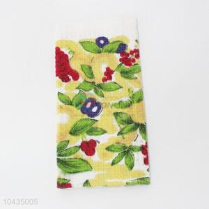 Fruit printed linen kitchen towel/tea towel