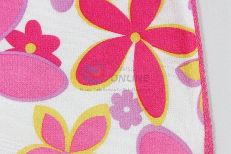 Novelty cotton flower printed handkerchief