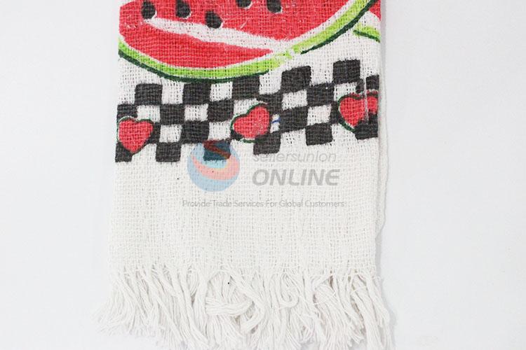 Fashion Fruit Pattern Kitchen Towels With Ties