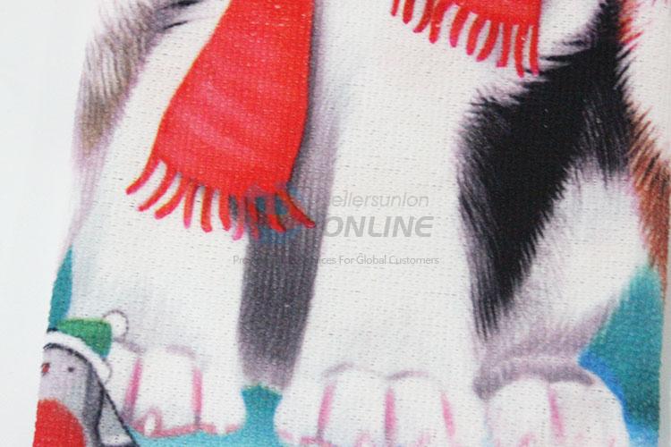 Factory wholesale dog printed kitchen towels