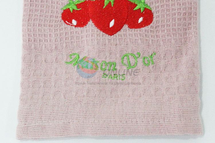 Vegetable pattern fiber dish/tea towel kitchen towel