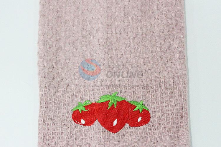 Vegetable pattern fiber dish/tea towel kitchen towel