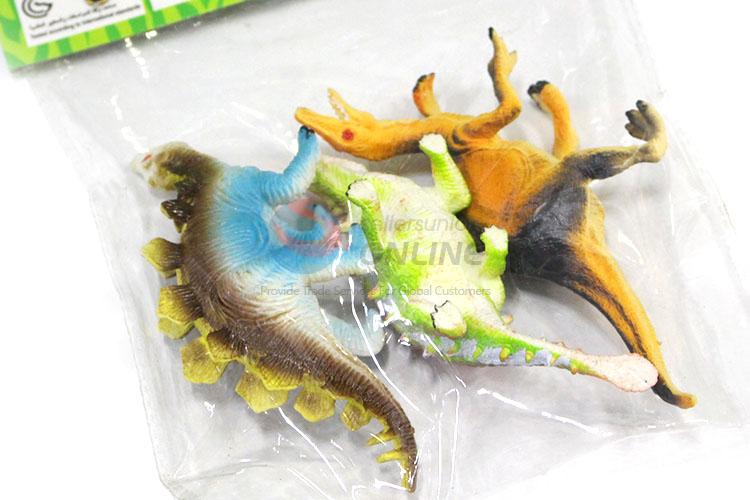 Good Quality 3 Pieces Cartoon Dinosaur Model Toy Set