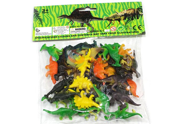 Popular 36 Pieces Mini Solid Dinosaur Model Toy Set For Children