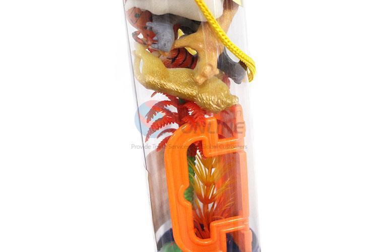 Wholesale Pvc Cylinder Colorful Wild Animal Model Toy Set