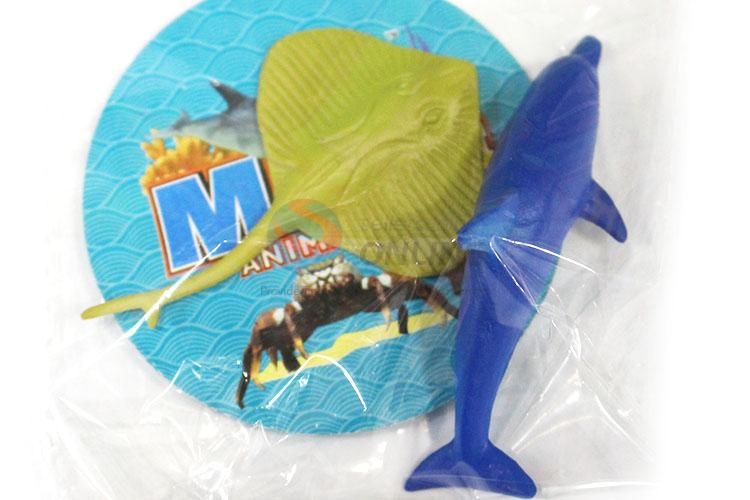 Good Sale Plastic Solid Marine Animals Model Toy For Children