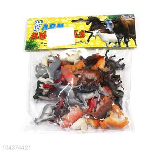 Good Sale Farm Animal Series Toy Colorful 36 Pieces Animal Model Toy