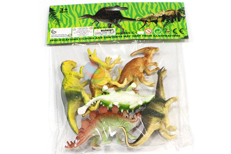 Custom 6 Pieces Simulation Dinosaur Toy Set World Animal Series Toy