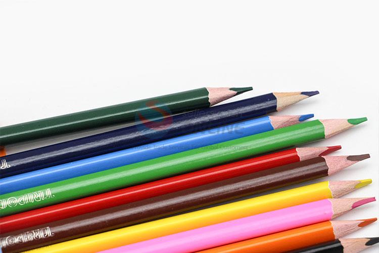 Unique 12pcs Students Stationery Wooden Color Pencil Set