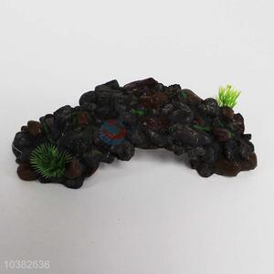 Wholesale Resin Crafts 25cm Stone Aquarium Bridge