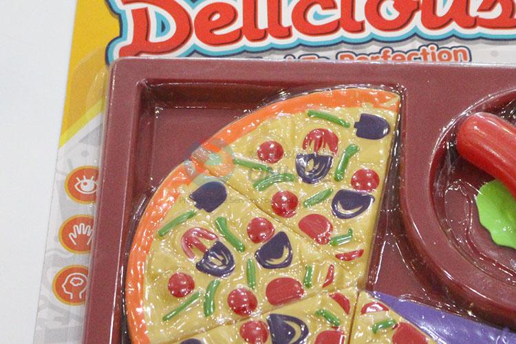 Recent design hot selling pizza plate model toy