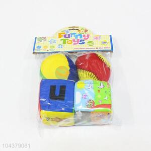 Promotional cheap 4pcs dice/ball shape toy set