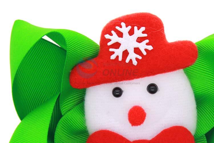 Wholesale Colorful Christmas Bowknot Hairpin For Girl