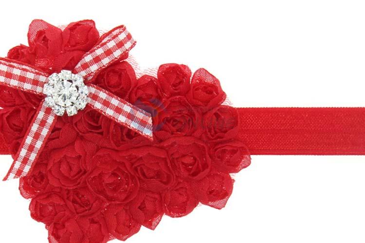 Sweet Design Heart Shape Hair Band Christmas Headband For Baby