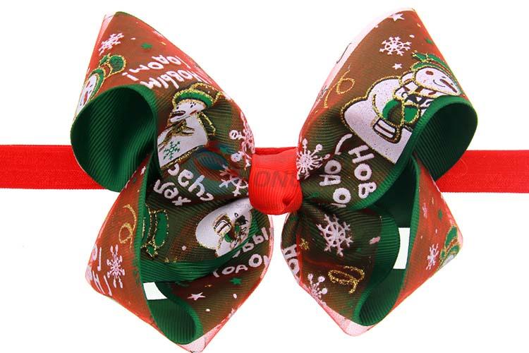 Latest Christmas Headwear Beautiful Bowknot Hair Band Baby Headband