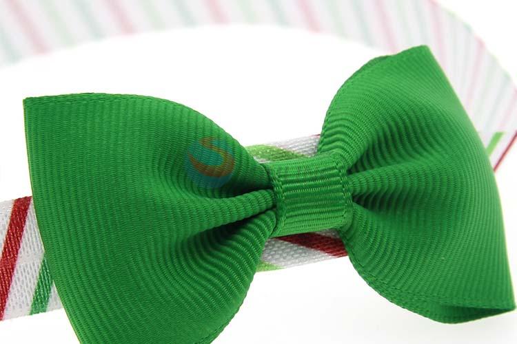 Custom Colorful Bowknot Hair Band Christmas Hair Ribbon