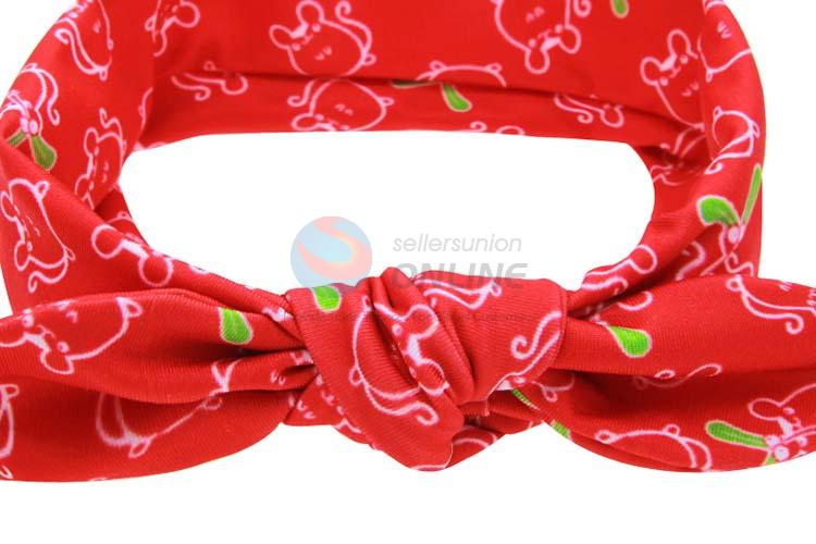 Cartoon Printing Baby Hair Accessory Christmas Hair Band