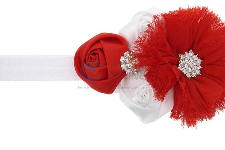 Best Quality Handmade Chiffon Flower Elastic Hair Band