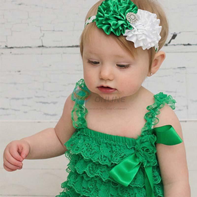 Cheap Price Christmas Hair Band Colorful Hair Flower For Baby