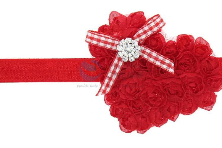 Sweet Design Heart Shape Hair Band Christmas Headband For Baby