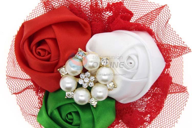 Best Selling Handmade Flower Hair Band Colorful Headband For Baby