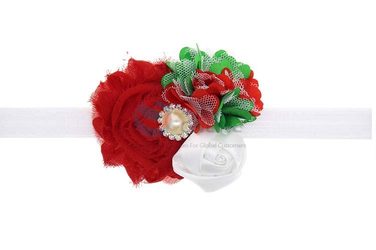 Custom Colorful Handmade Flower Christmas Hair Band Headband