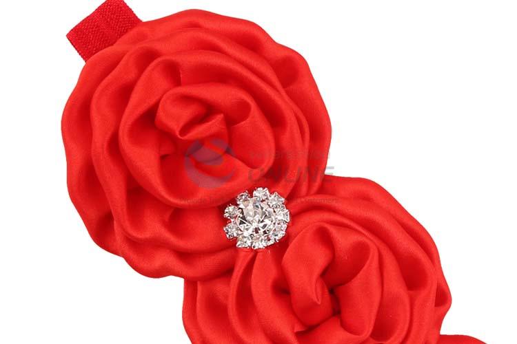 Creative Design Red Christmas Headband Baby Hair Band Head Flower