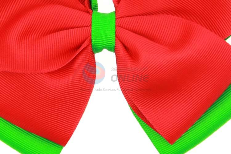 Cheap Colorful Christmas Bowknot Hairpin Children Hair Clip